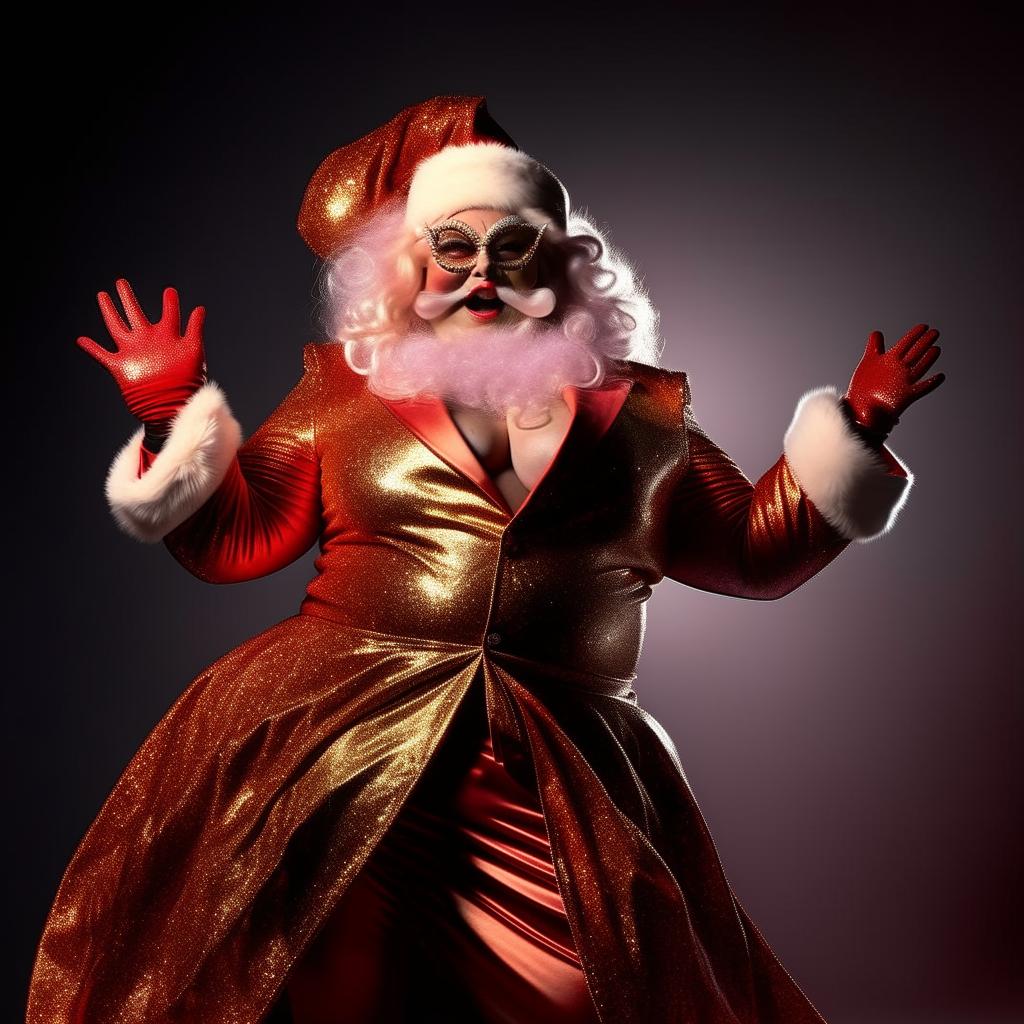 Fabulous Drag Queen Santa Takes the Stage!
