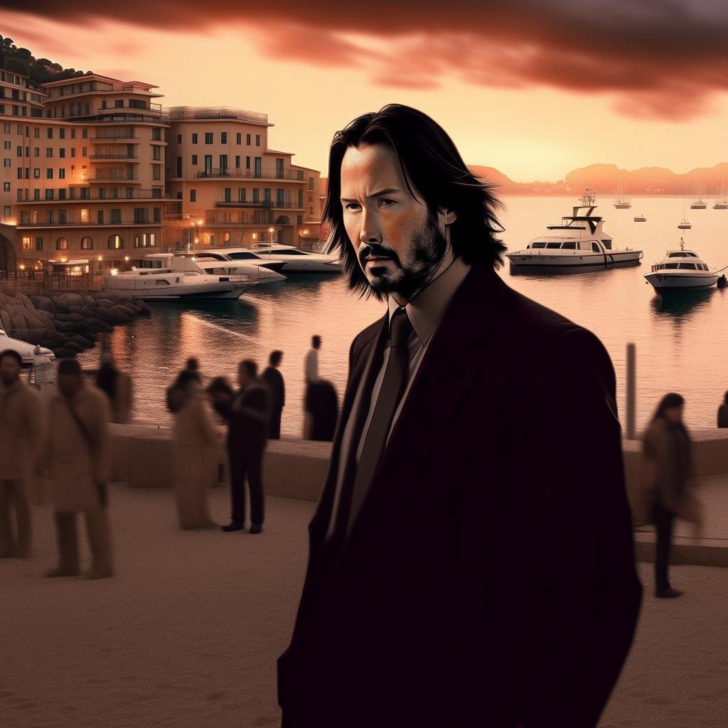 Keanu in Noir: A Midnight Call in Monaco