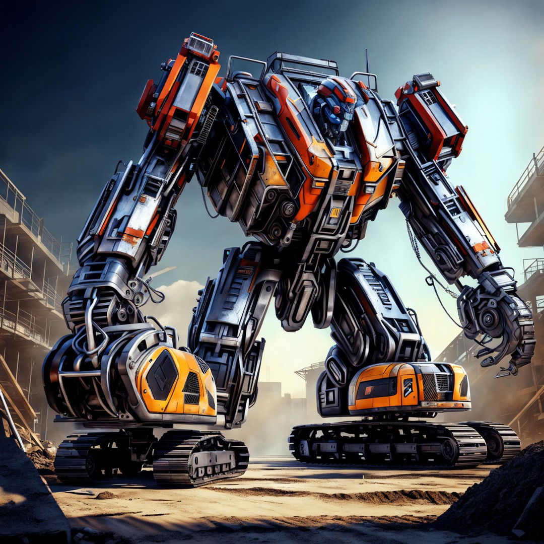 Transformer Excavator Autobot Unleashed