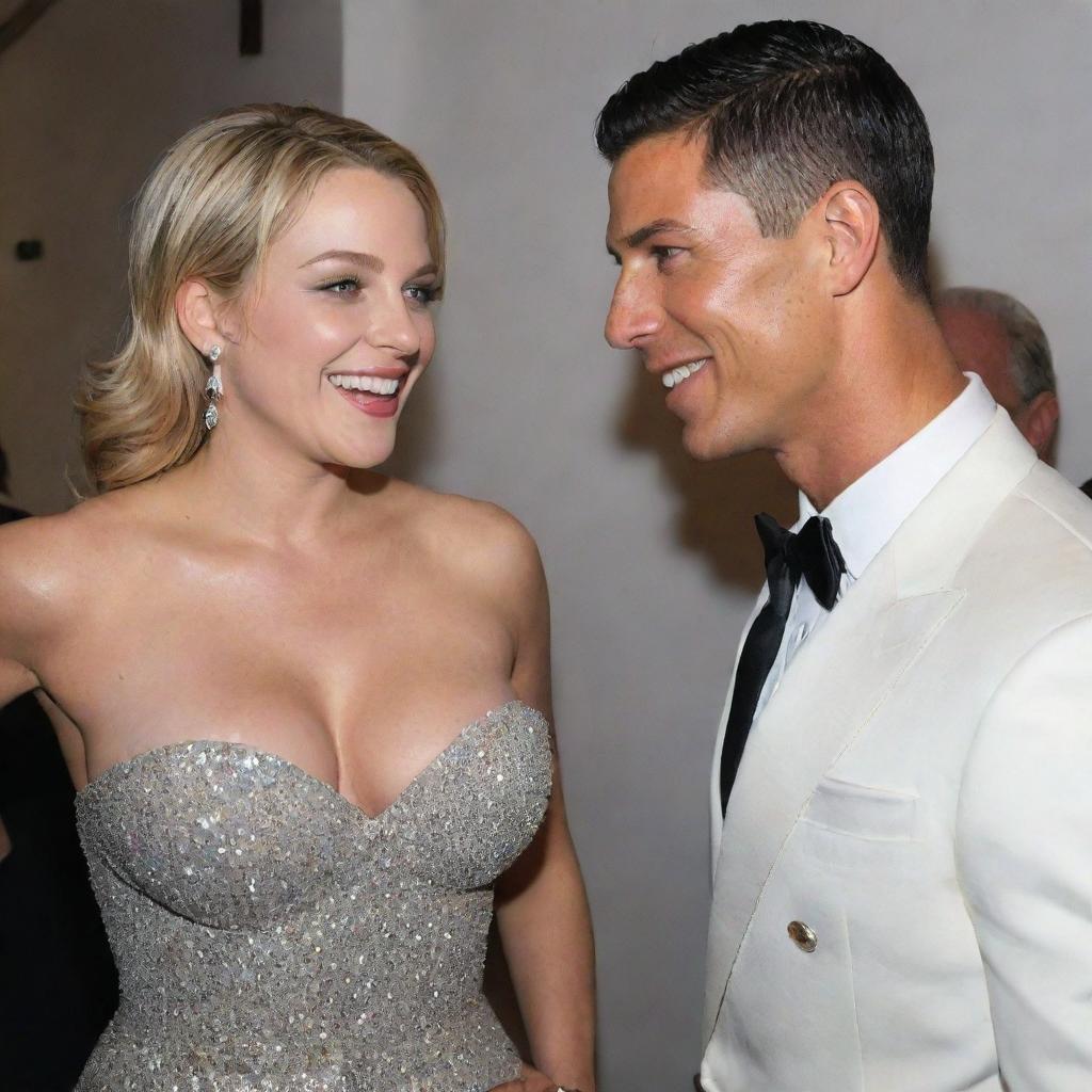 Red Carpet Glamour with Alexis Texas and Cristiano Ronaldo
