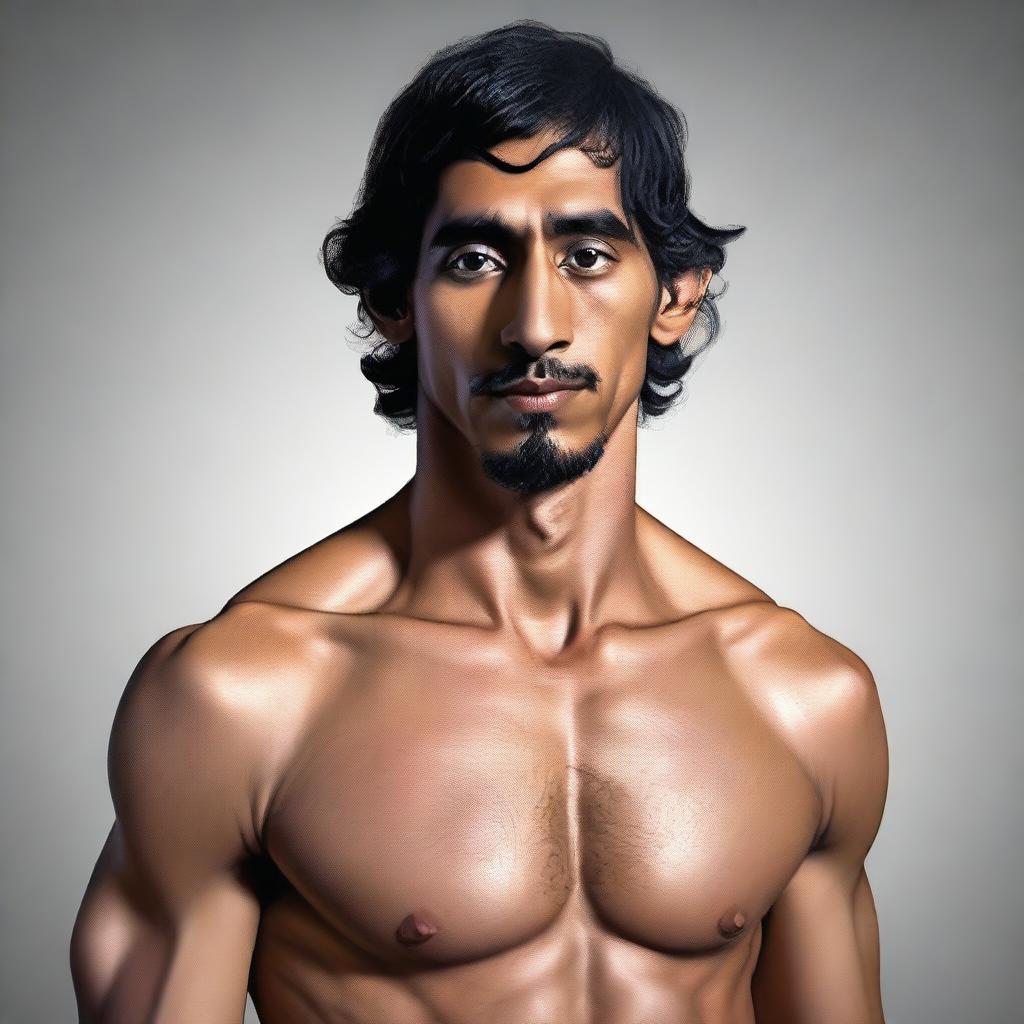 Dev Patel as the Perfectly Muscular Monk