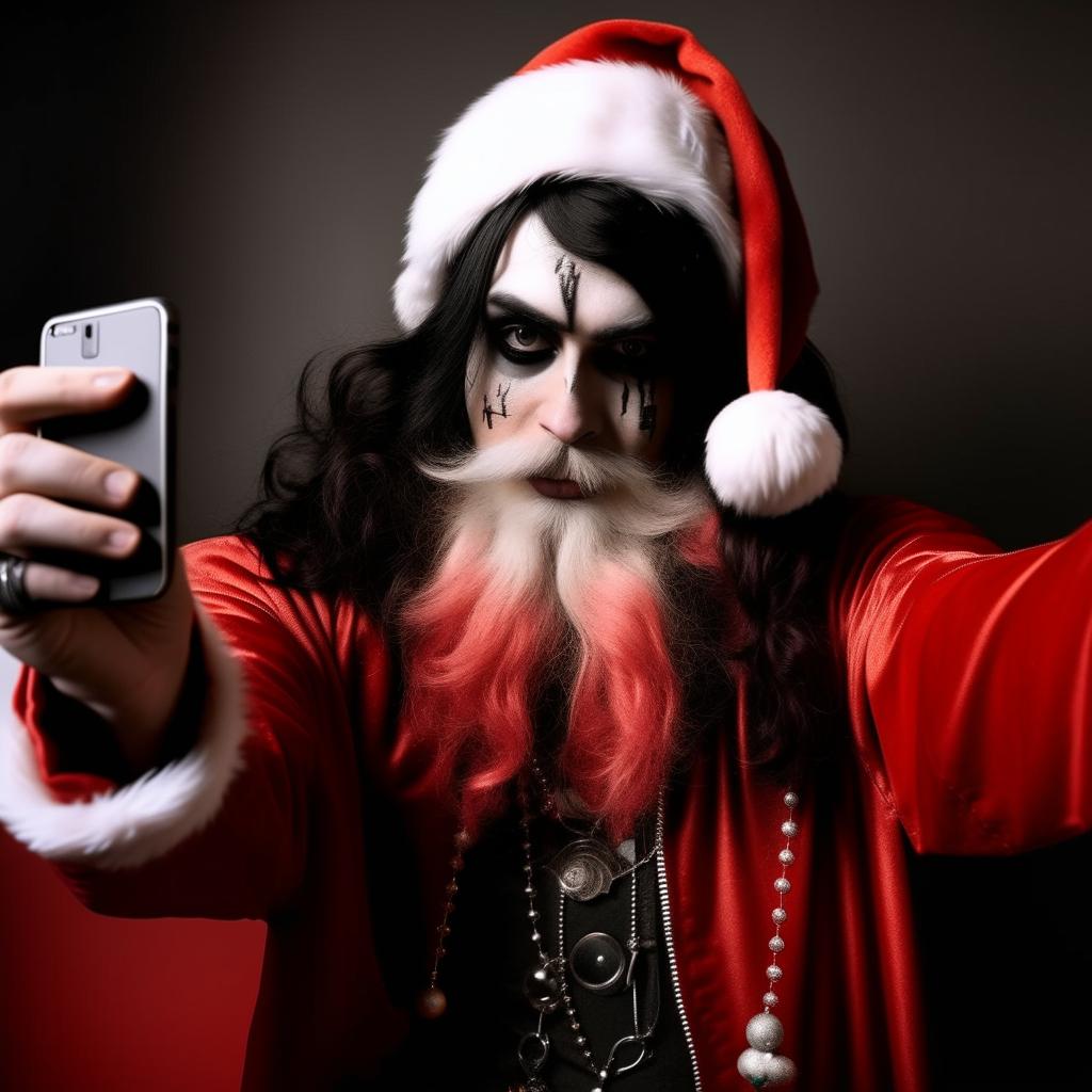 Santa Claus: The Emo Goth Scene Legend