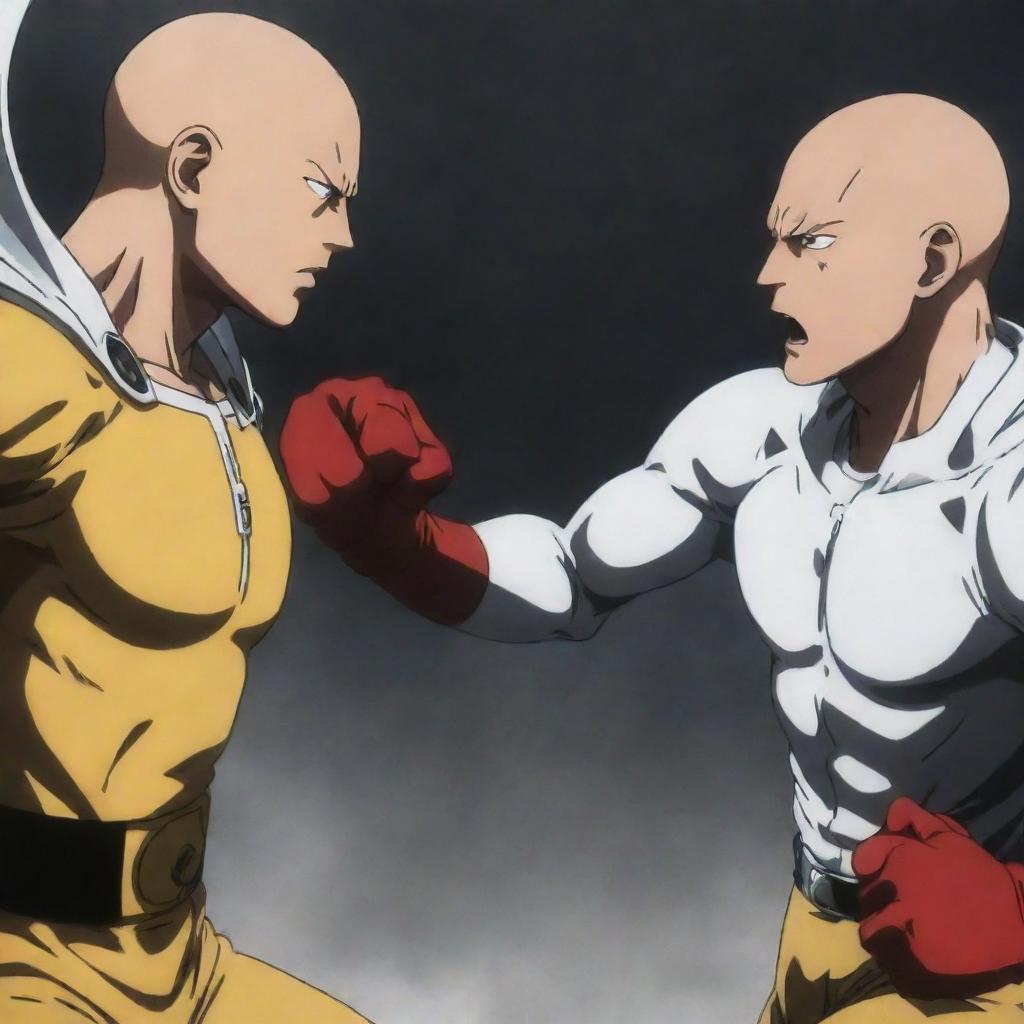 The Battleground of Titans: Saitama vs Garou
