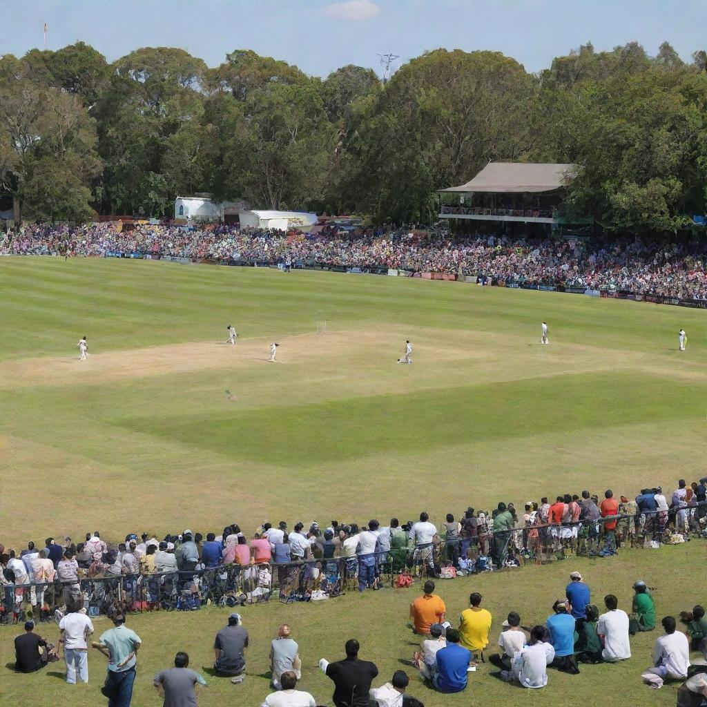 The Thrill of Cricket: A Sunny Day of Competition