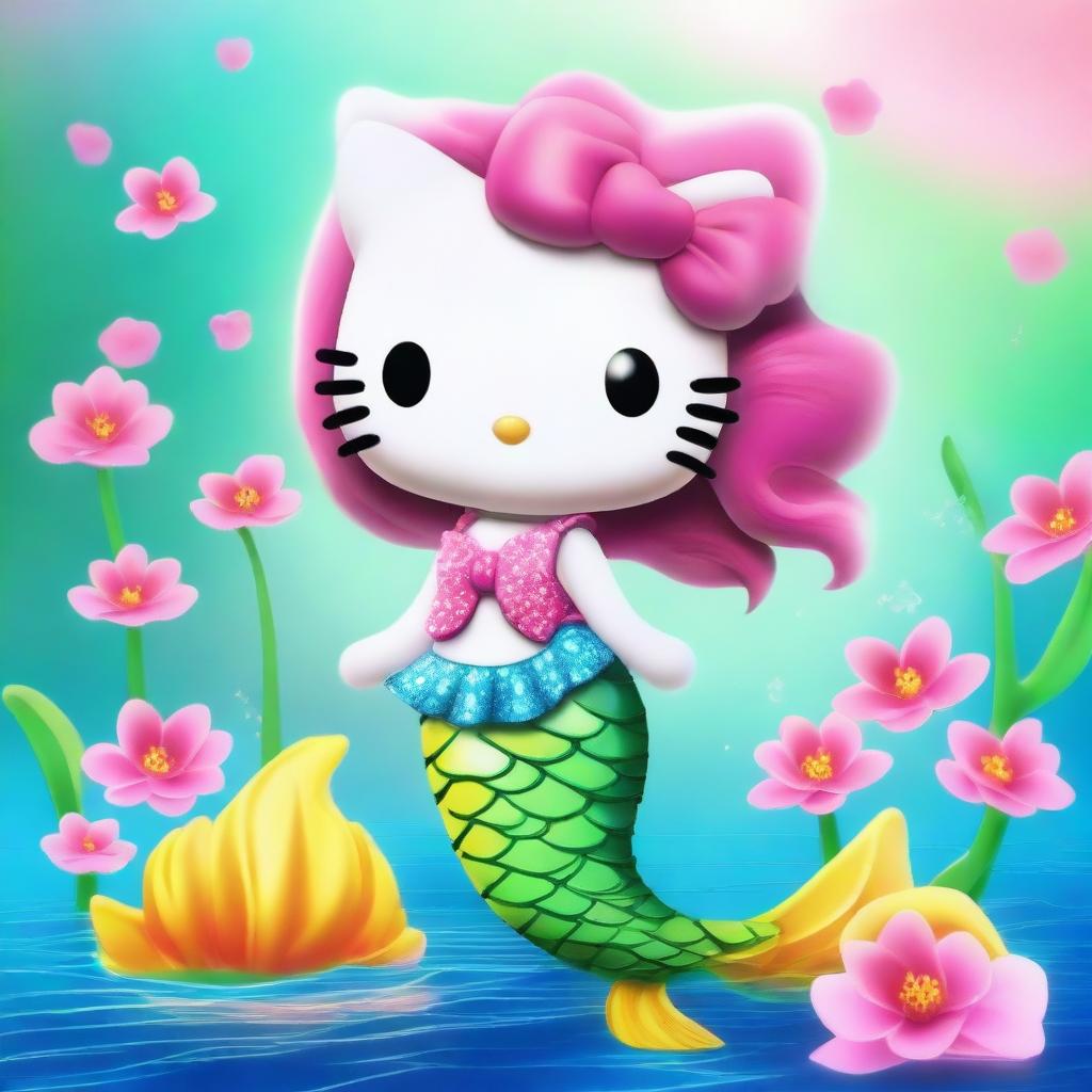 Under the Sea with Hello Kitty: A Vibrant Mermaid Adventure