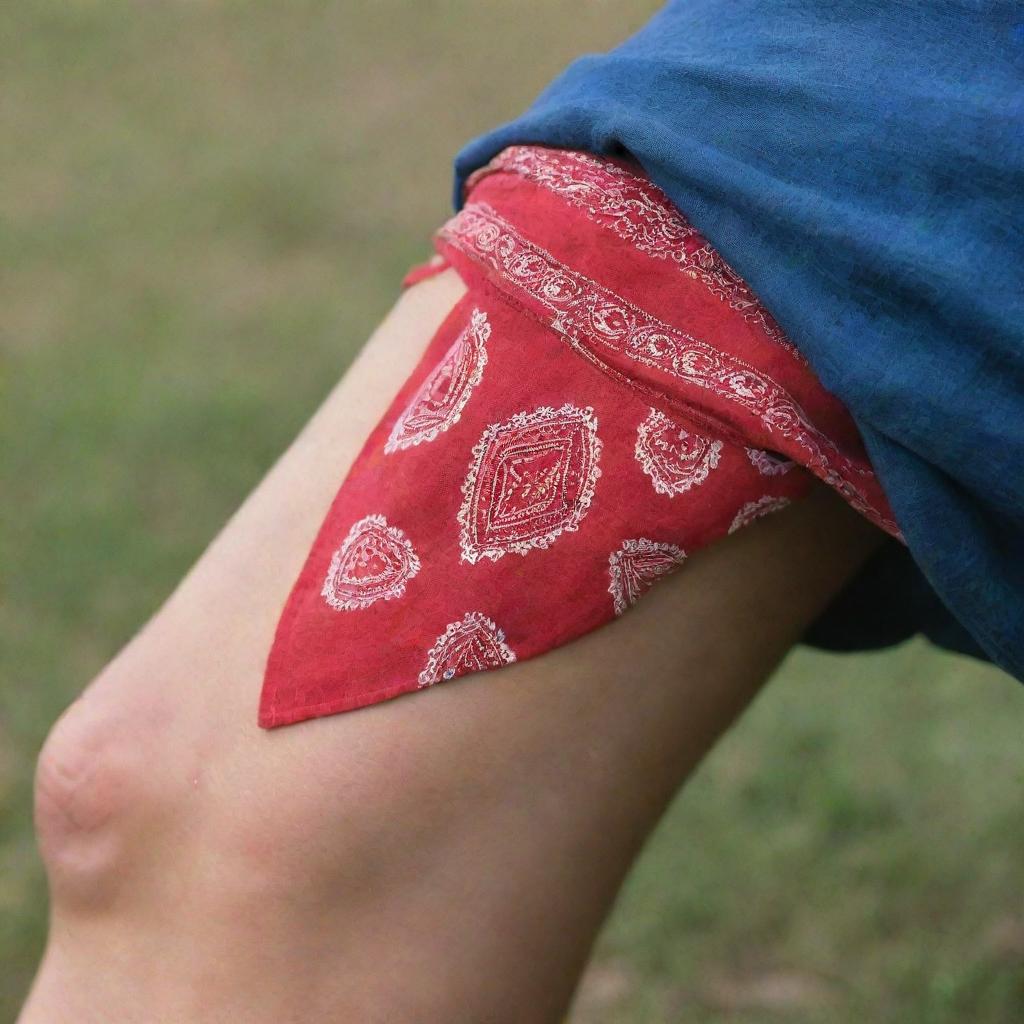 Wrap Your Style: Bandana Knee Wrap