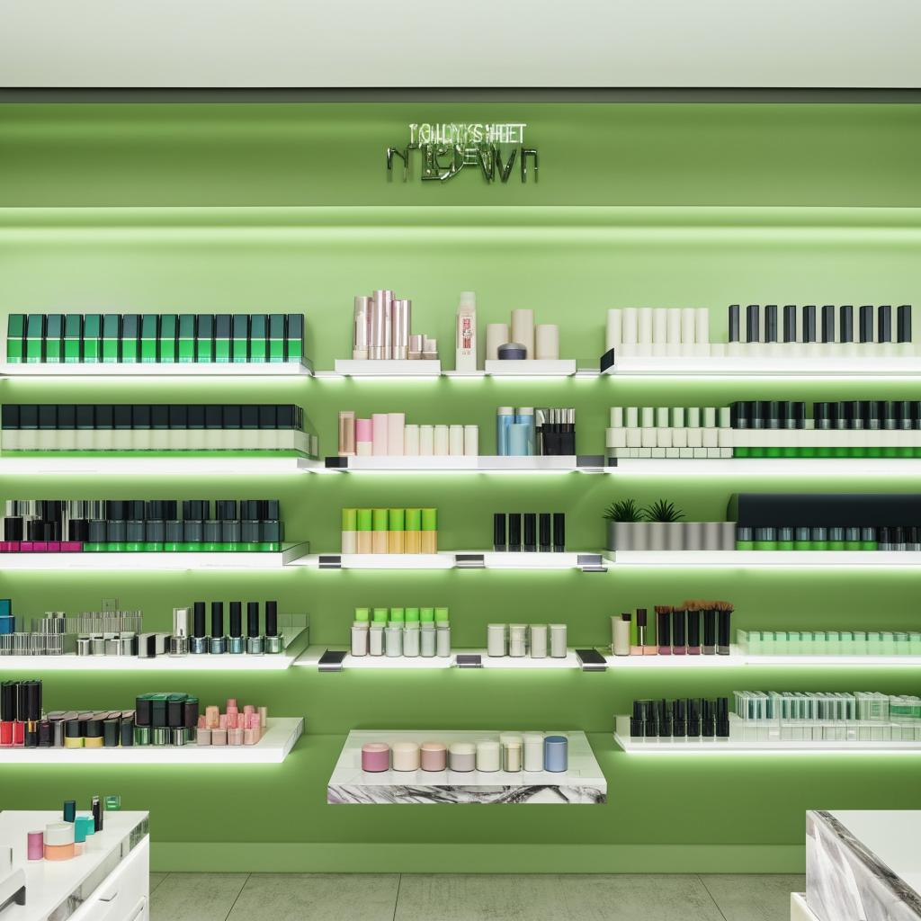 Bright & Modern Cosmetic Shop Design