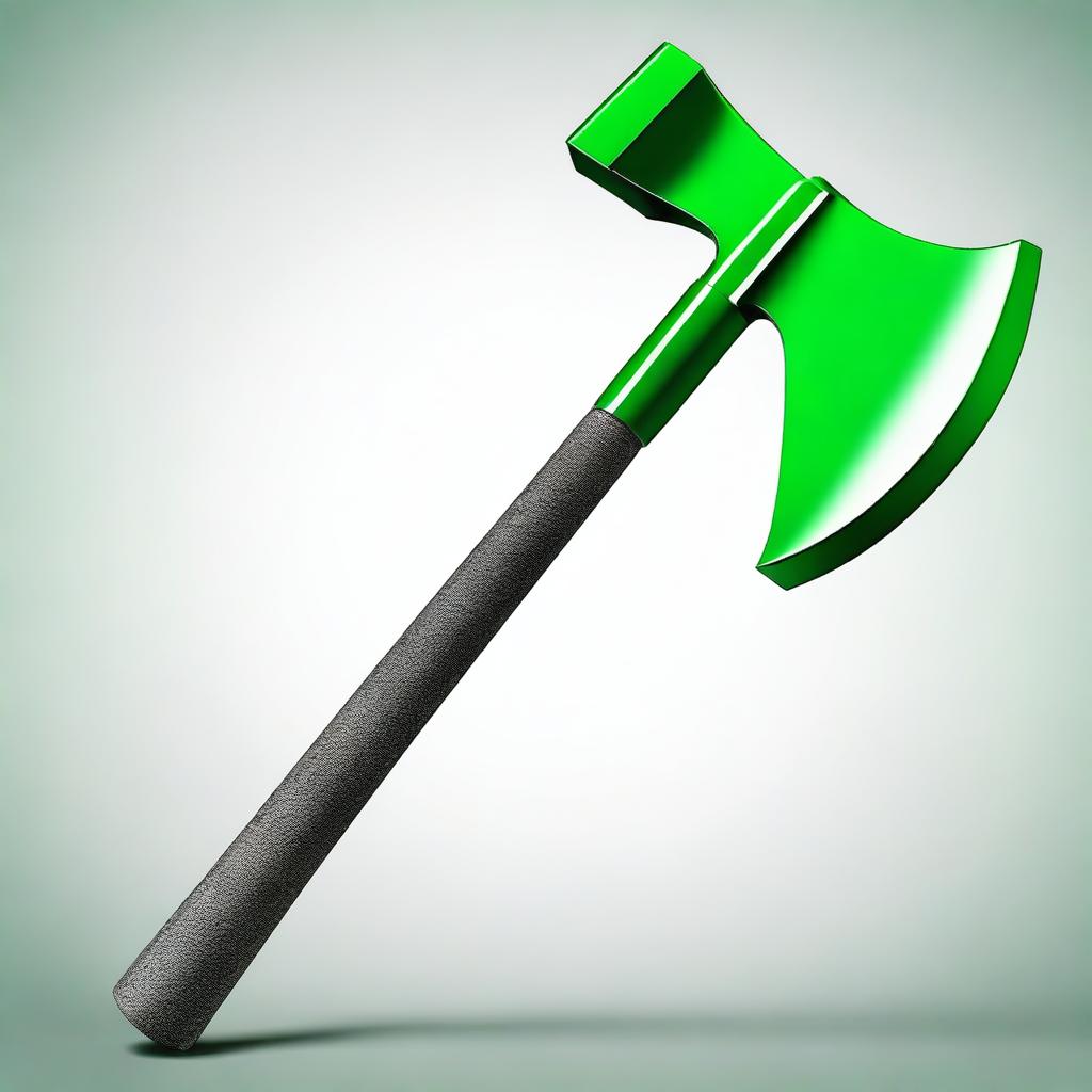 Unleash Your Imagination with a Stunning Green Axe Digital Art