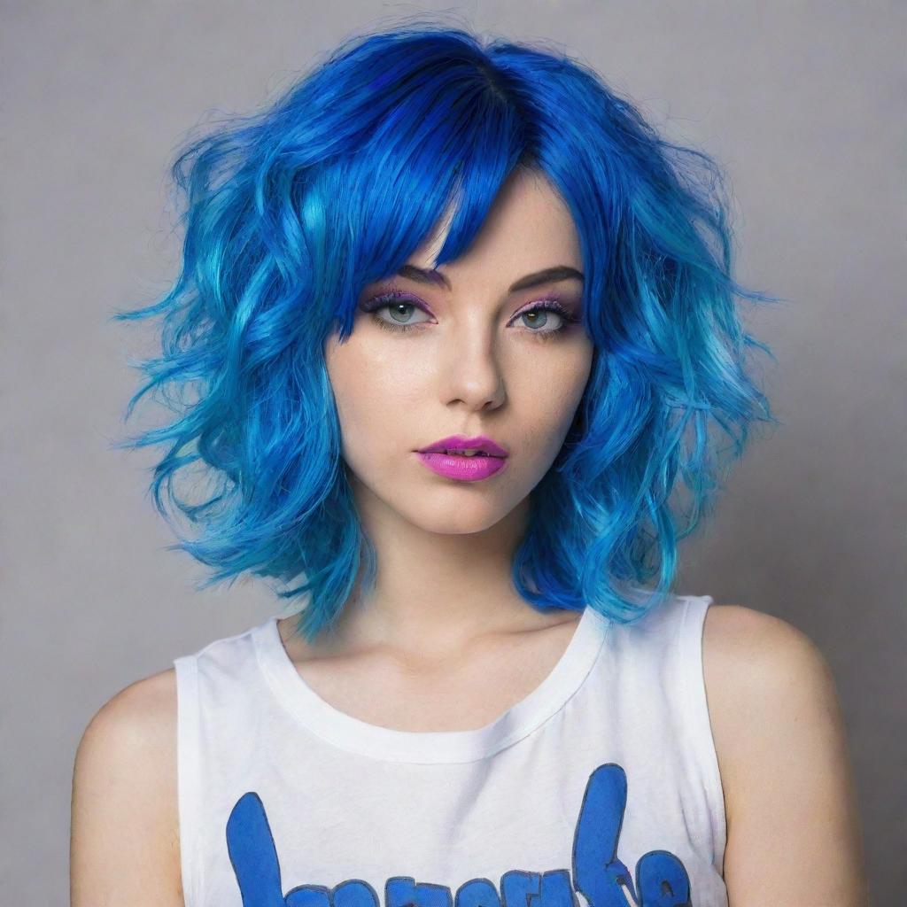 Unleash Your Inner Rebel: Neon Blue Hair Inspiration