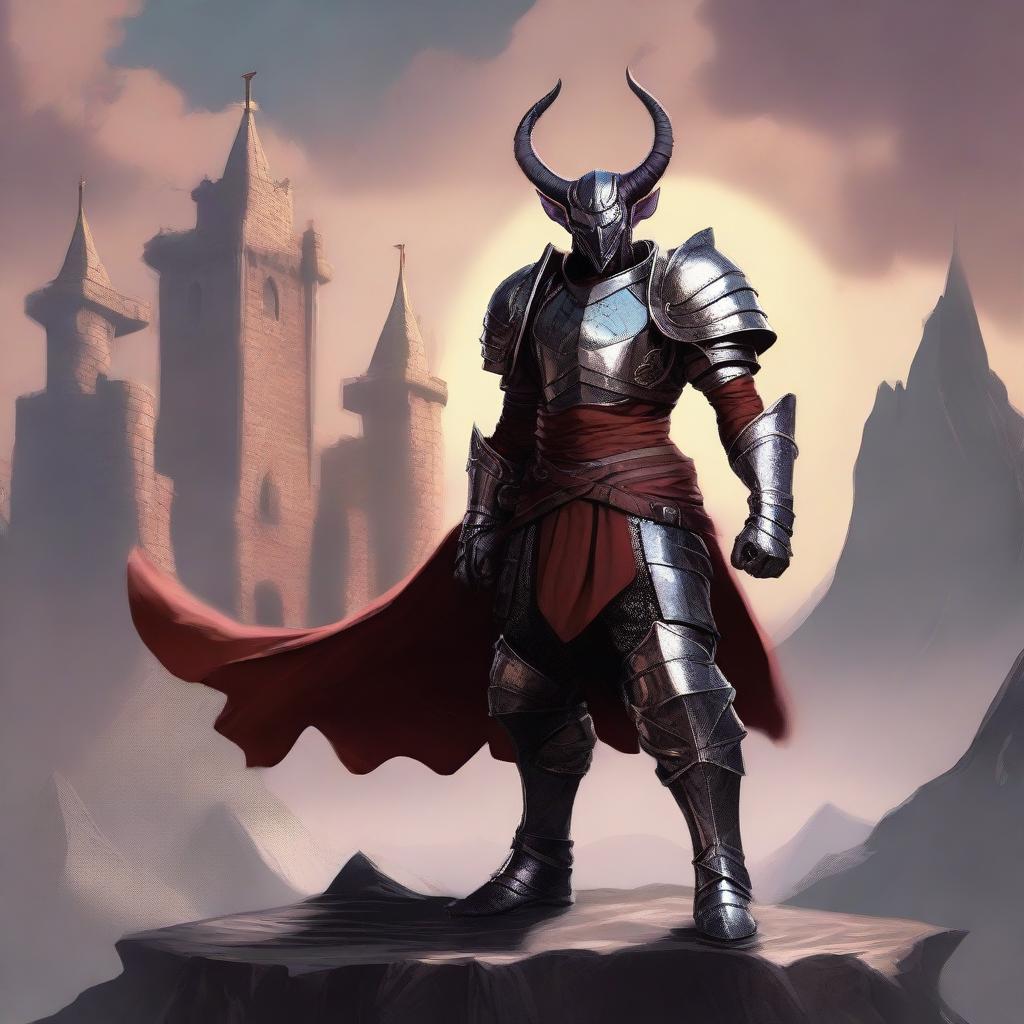 Tiefling Paladin Galorian, DnD, Fantasy, Hero