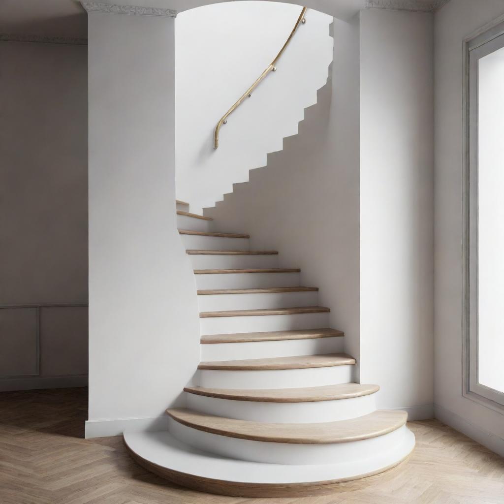 Elegant Obsession: A Sophisticated Staircase Masterpiece