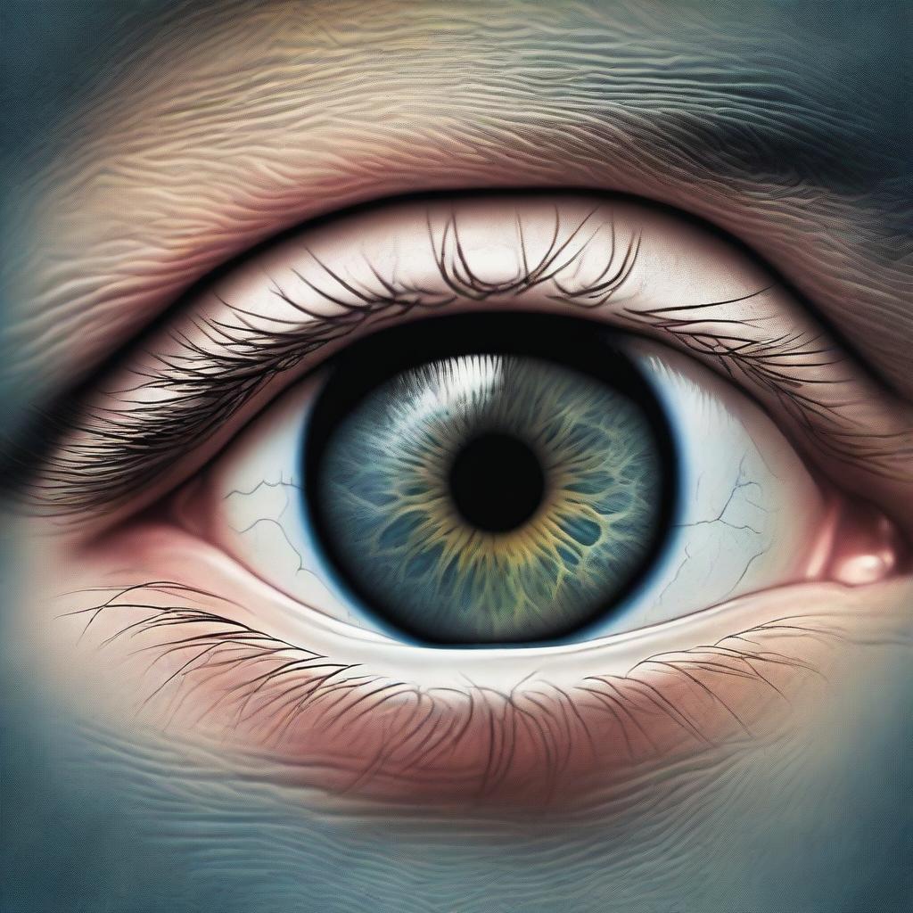 The Cosmic Eye: A Full Moon Pupil
