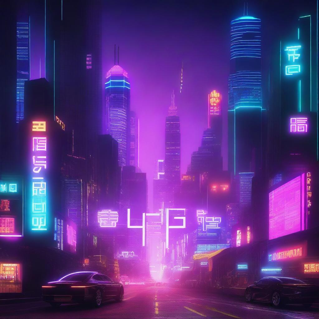 Explore a Neon Wonderland: Cyberpunk Cityscape