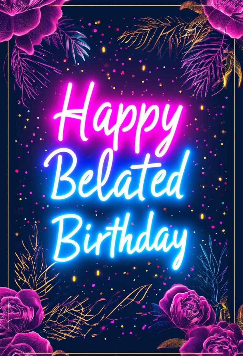 Belated Birthday Wishes
