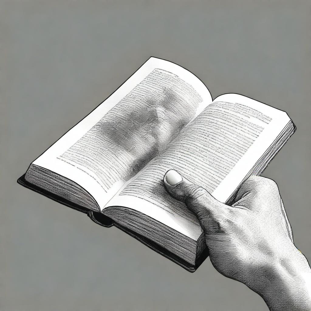 Cozy Moments: Hand Cradling a Book