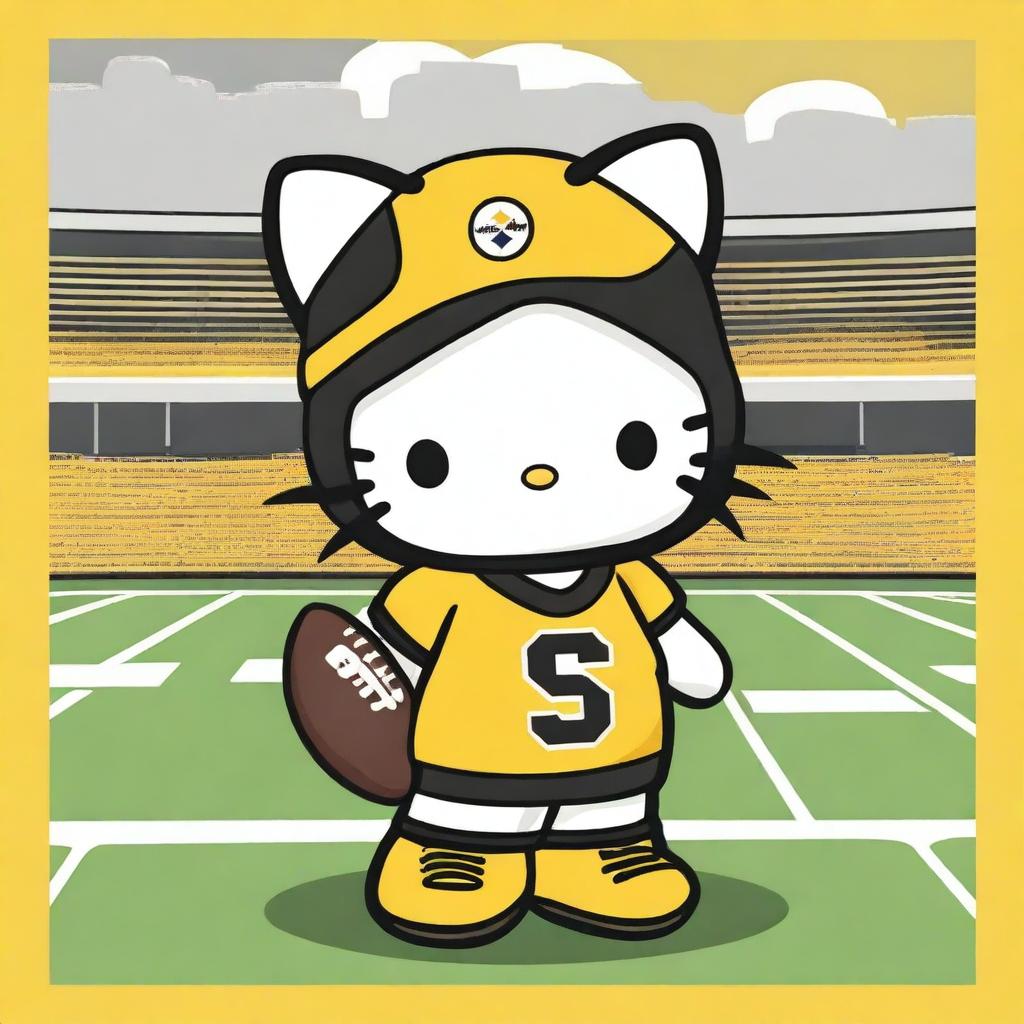 Hello Kitty Goes Steelers!