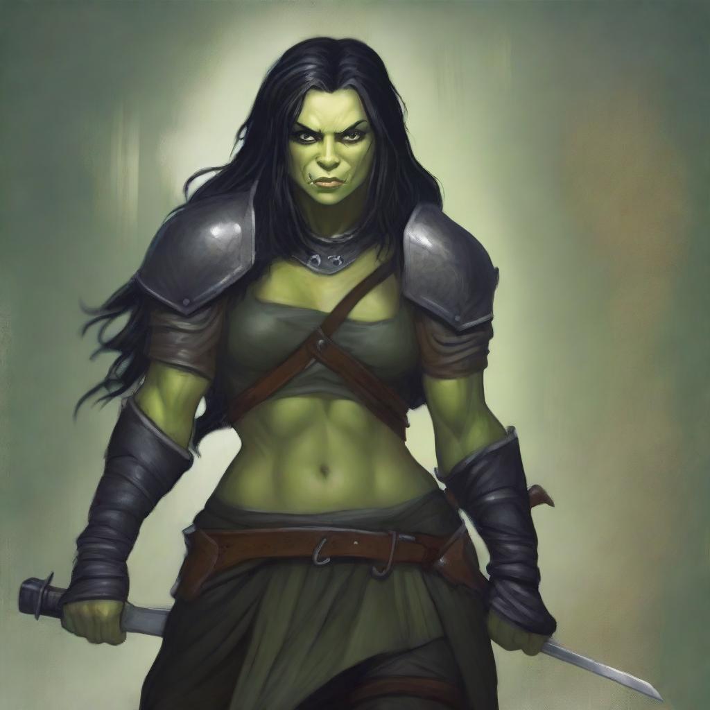 Daring Half-Orc Rogue: Unleash Your Inner Adventurer