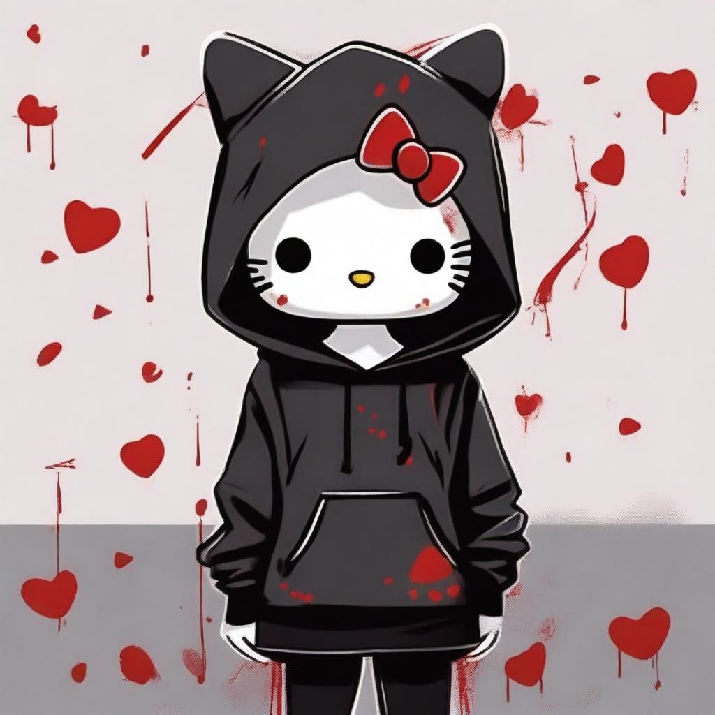 Hello Kitty Goes Grunge