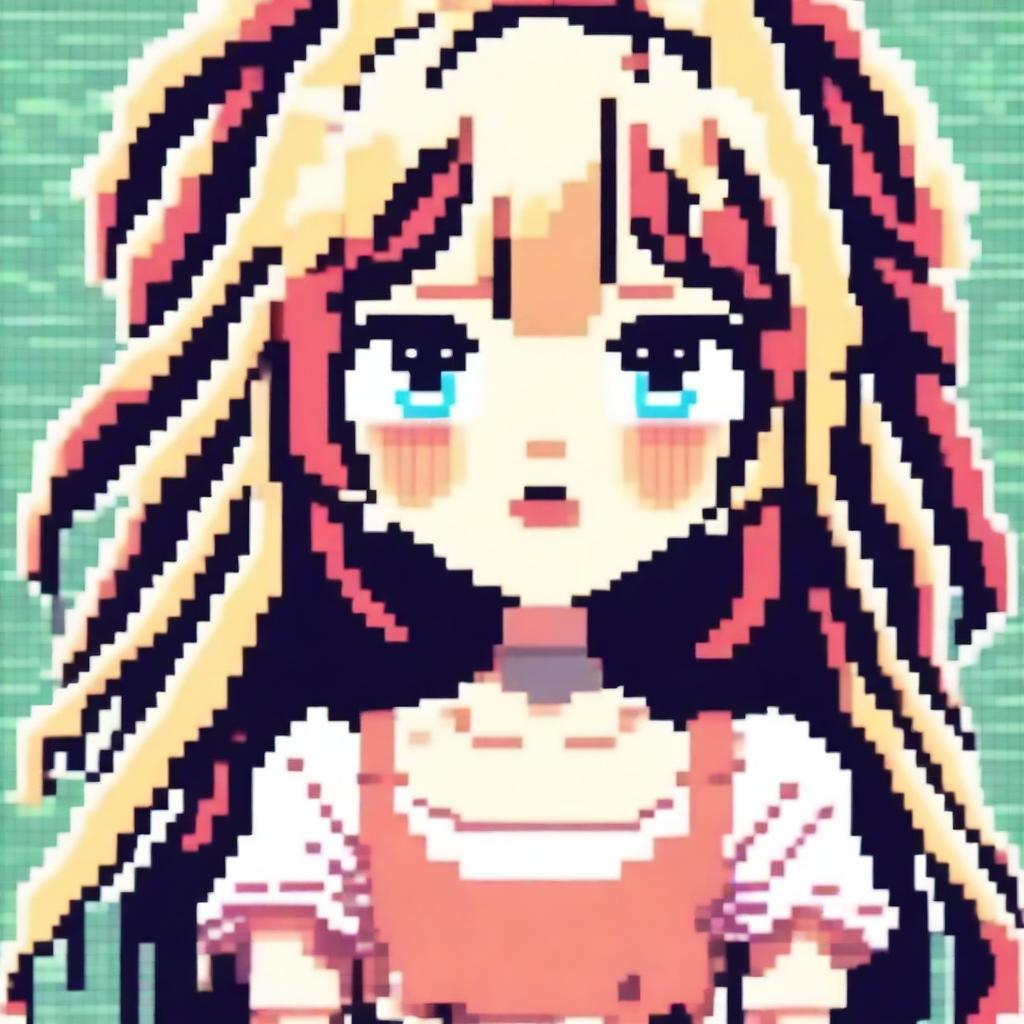 Anime Pixel Art Profile Picture