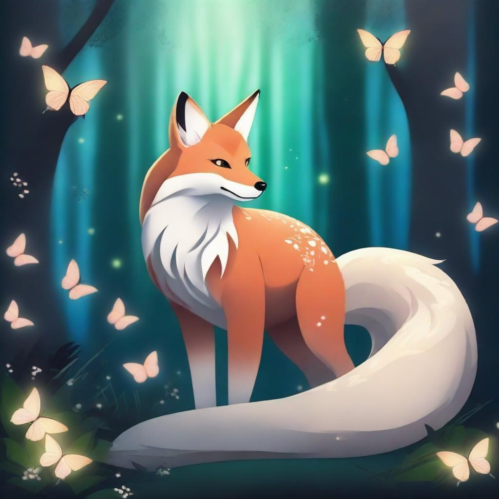 Enchanted Realm: Majestic Nine-Tailed Fox
