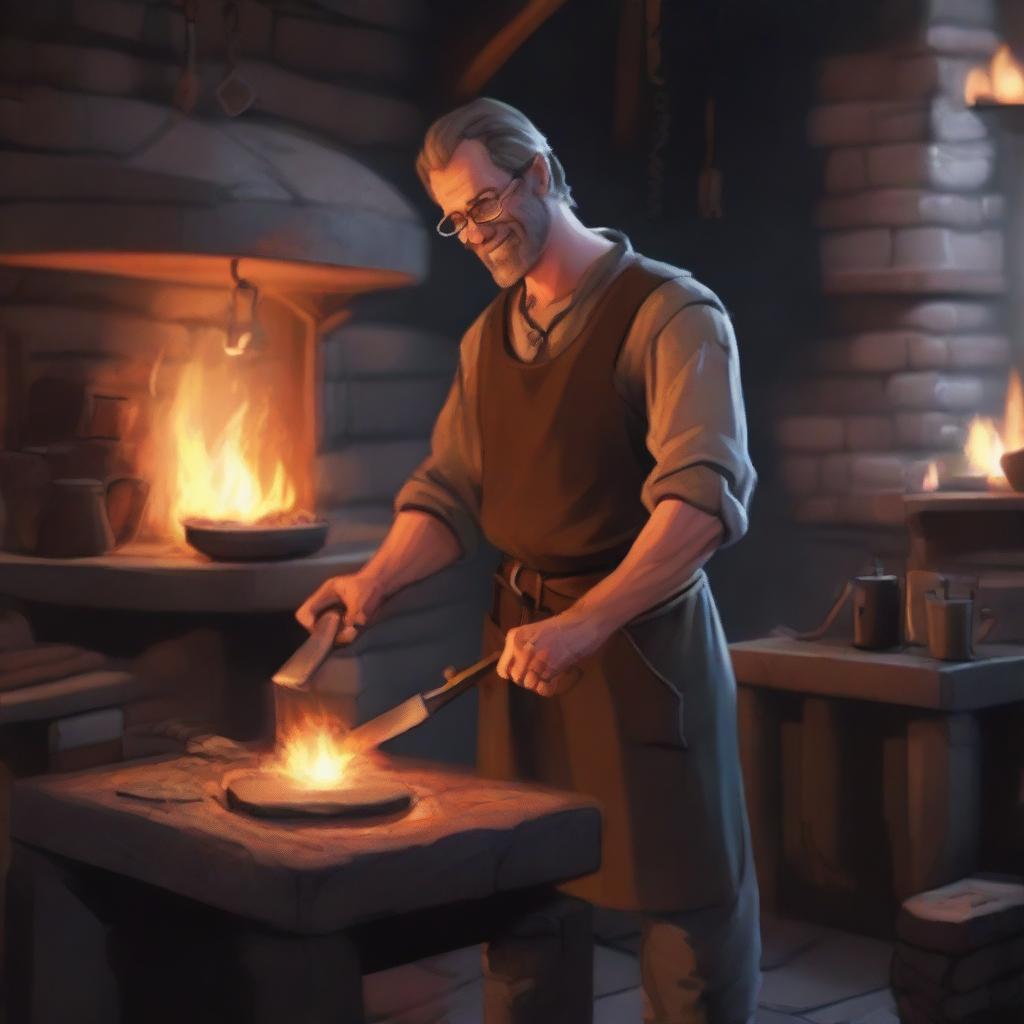 Crafting Legends: The Medieval Blacksmith