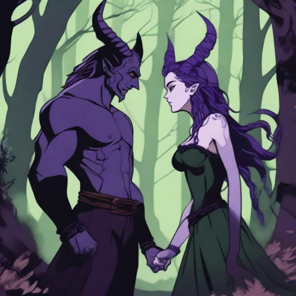 Forbidden Love: Witch and Demon in a Fantasy Realm