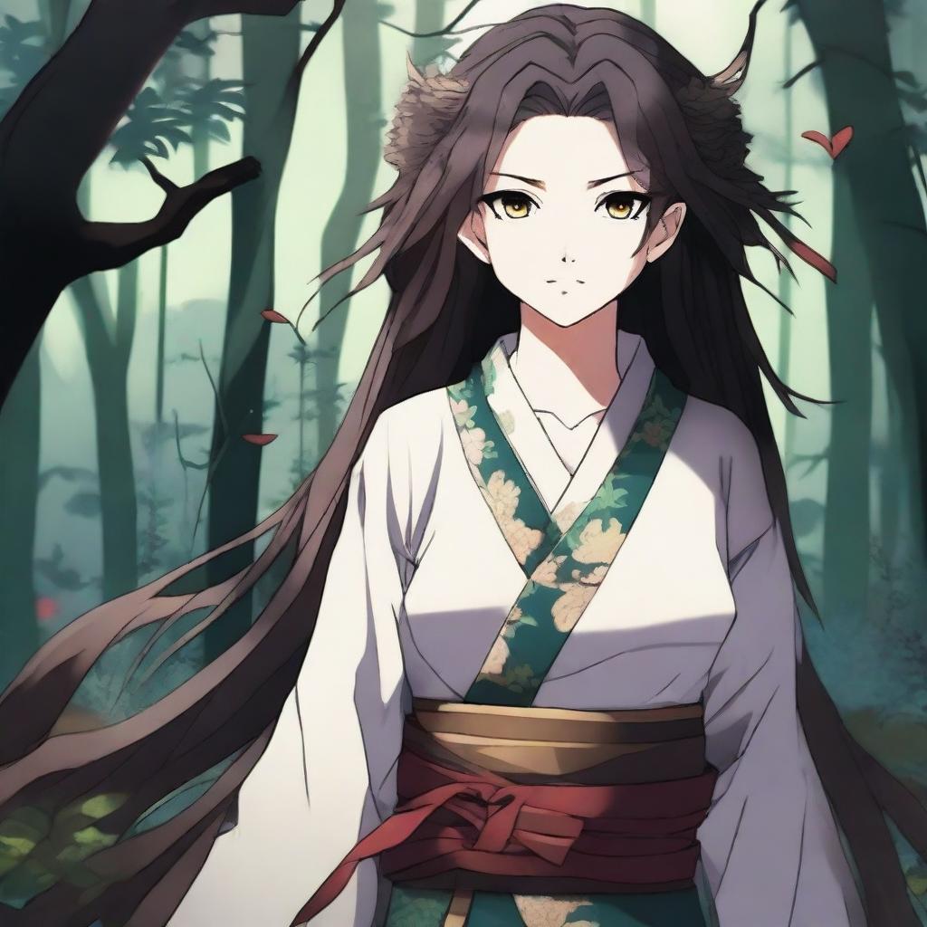 Empowered Elegance: Female Douma from Demon Slayer