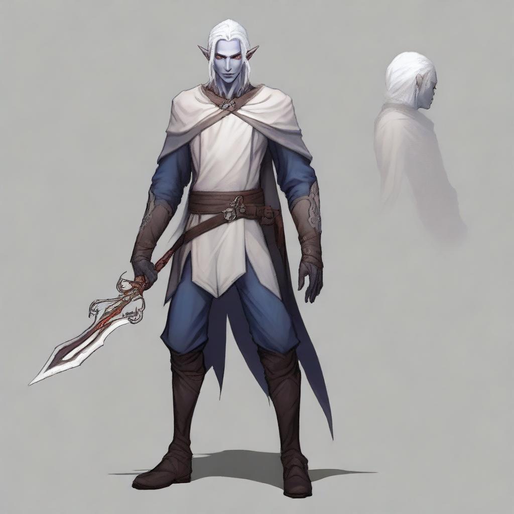 Explore the Mystique of a Male Drow Elf