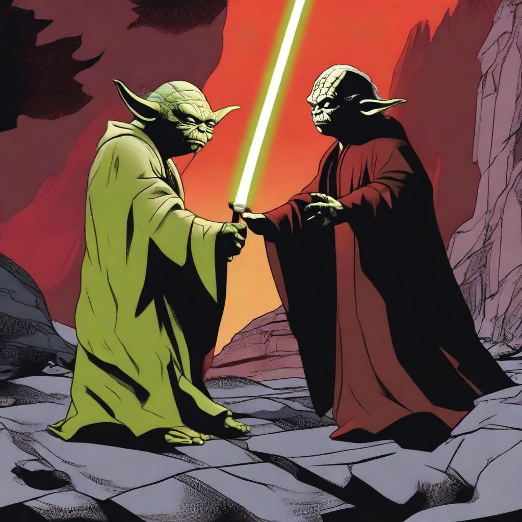 Epic Duel: Yoda vs Darth Sidious