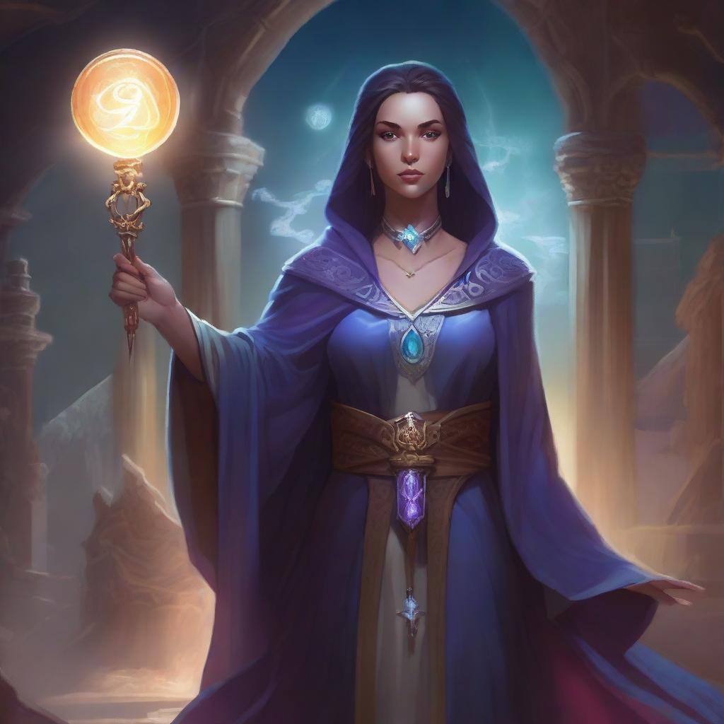 Unleash Magic: Female Sorcerer in D&D