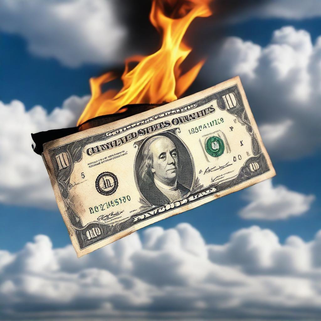 Sky High: The Half-Burned $100 Bill
