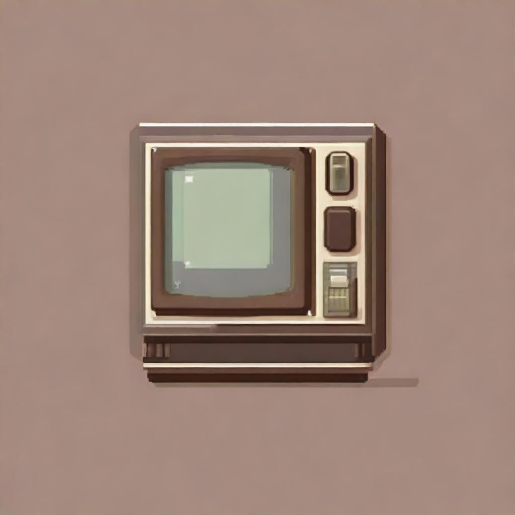 Nostalgic Vibes: Pixel Art Retro TV