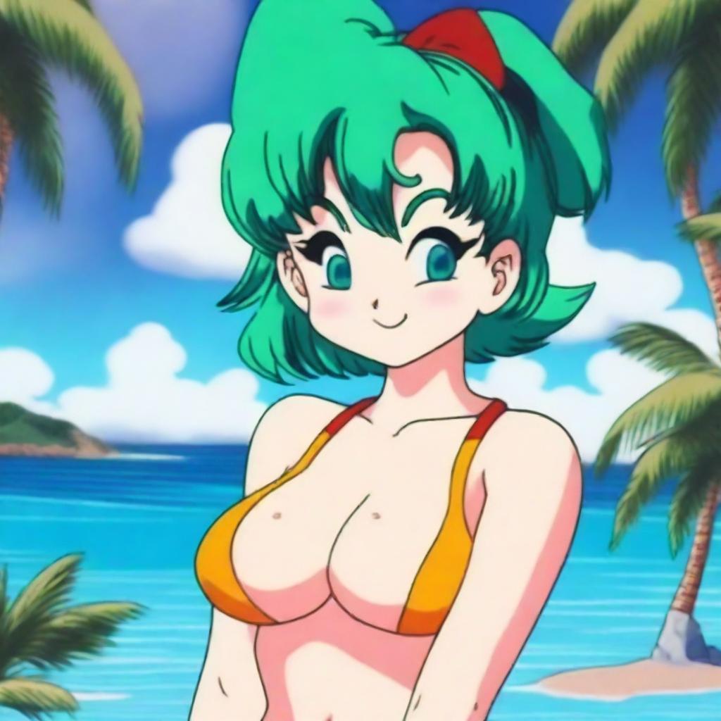 Bulma in Bikini: Summer Fun with Style!