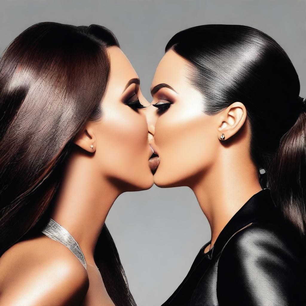 Iconic Moment: Kim Kardashian & Megan Fox Share a Kiss