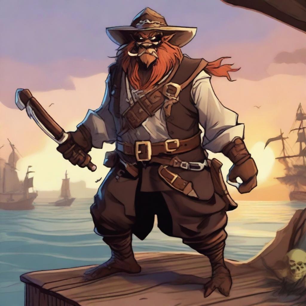 Epic Bugbear Bard/Warlock: The Pirate Legend