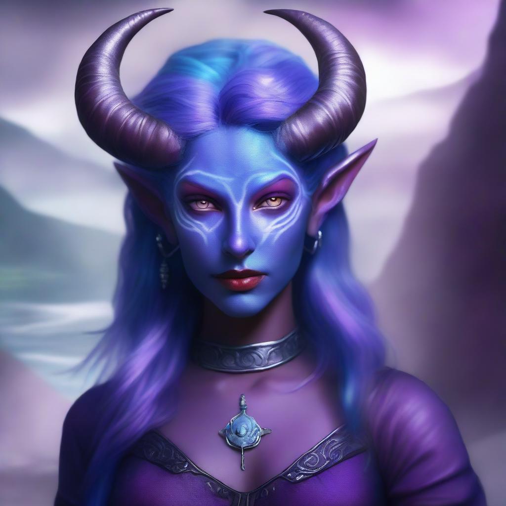 Meet the Enigmatic Purple Tiefling