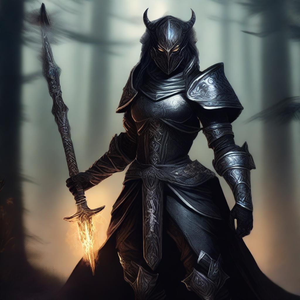 Empowered Dragonborn: The Black Paladin