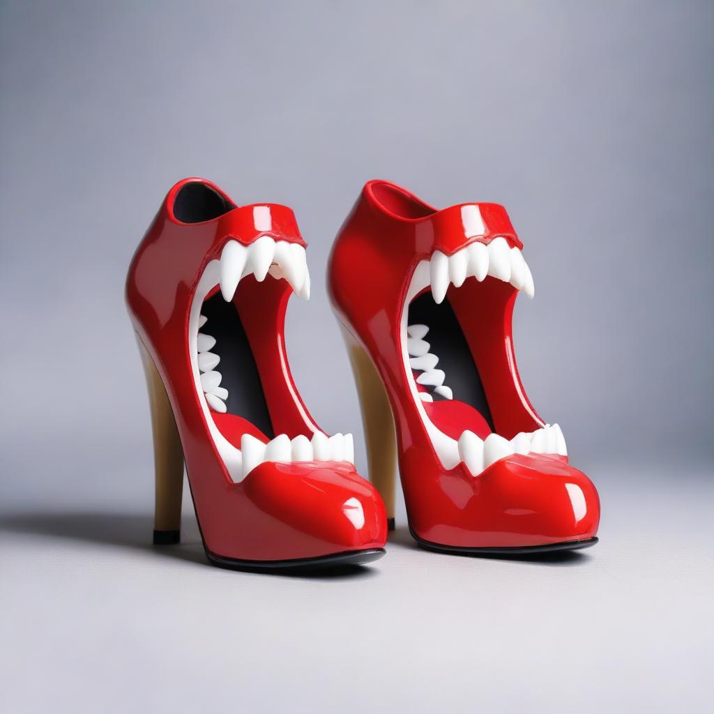 Dare to Wear: Mouth-Inspired Open-Toe Shoes