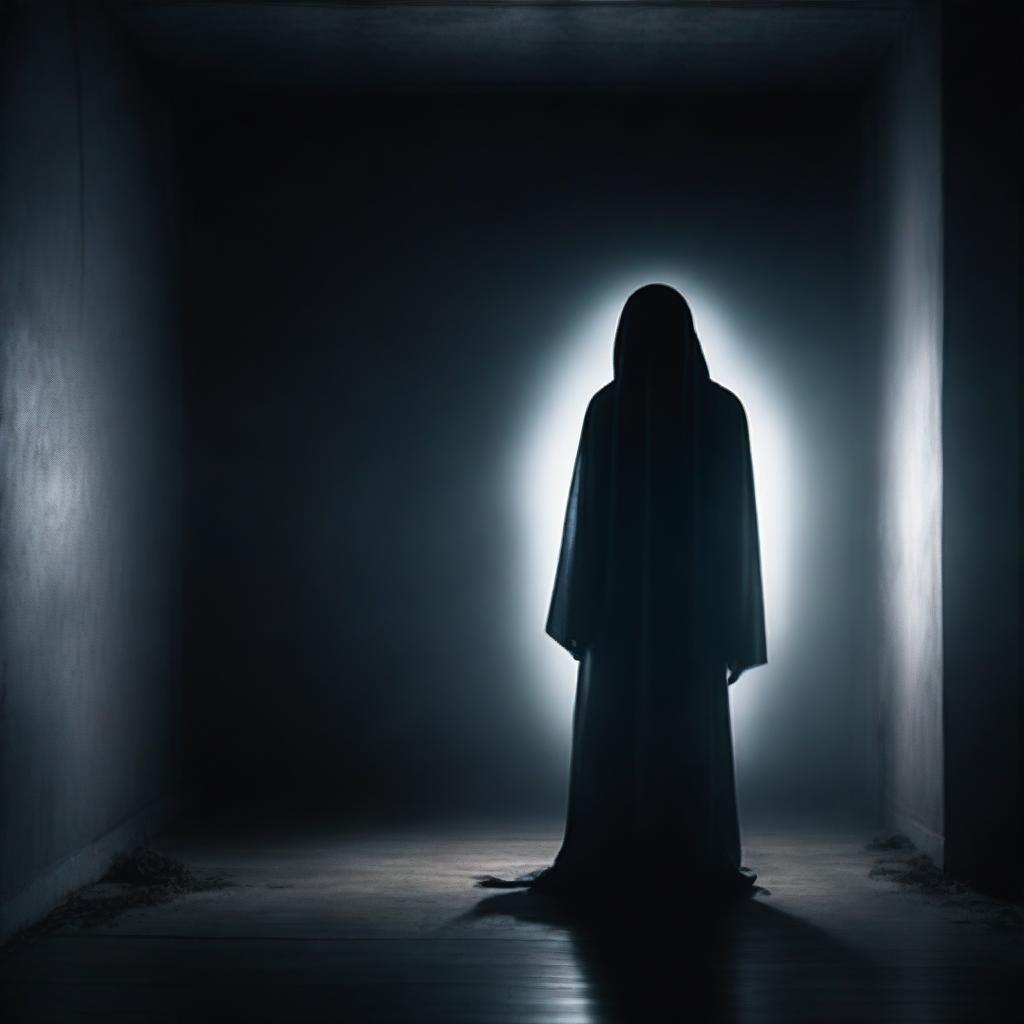 Eerie Ghostly Figure: A Haunting Encounter