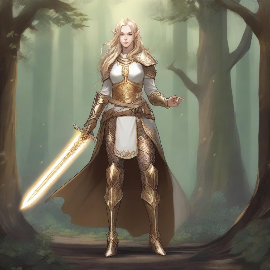 Epic Elf Cleric: A D&D Adventure Awaits