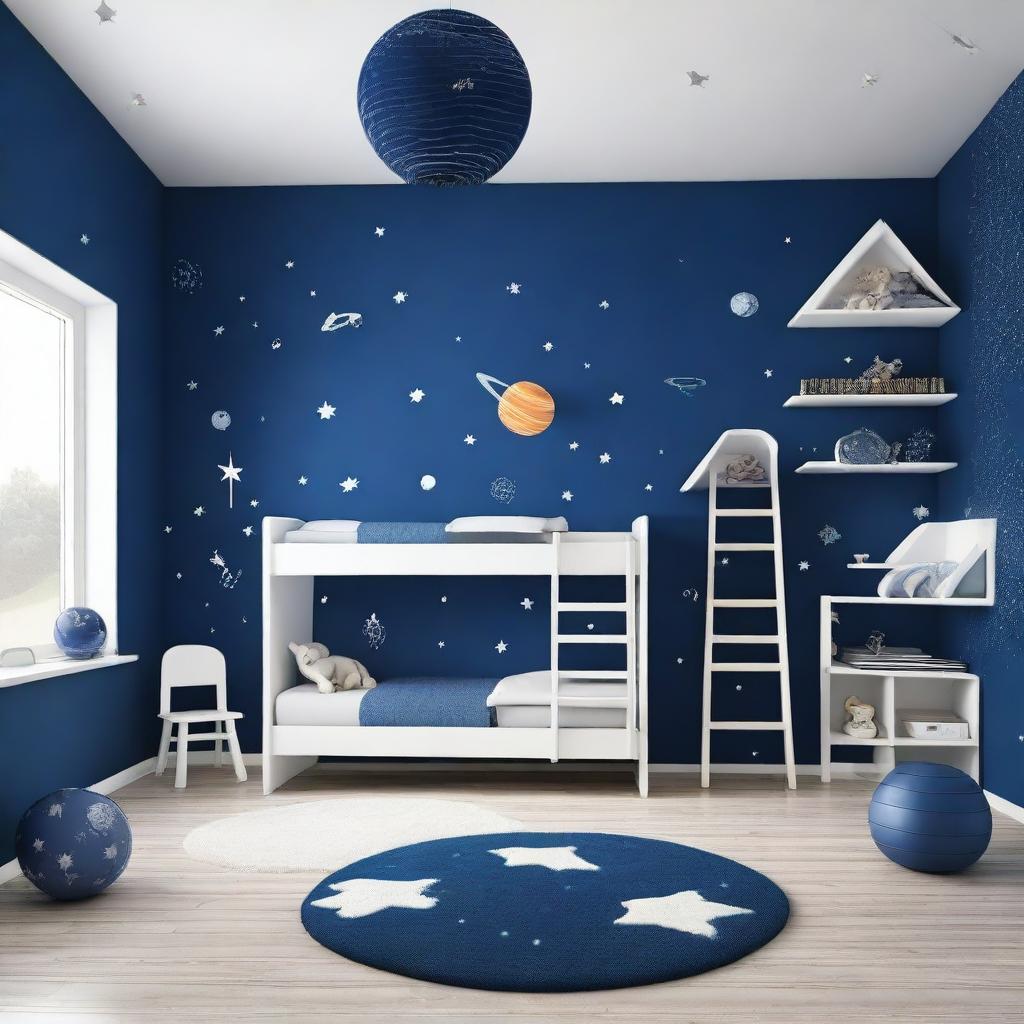 Transform Your Childs Space: Astronaut-Themed Room Design
