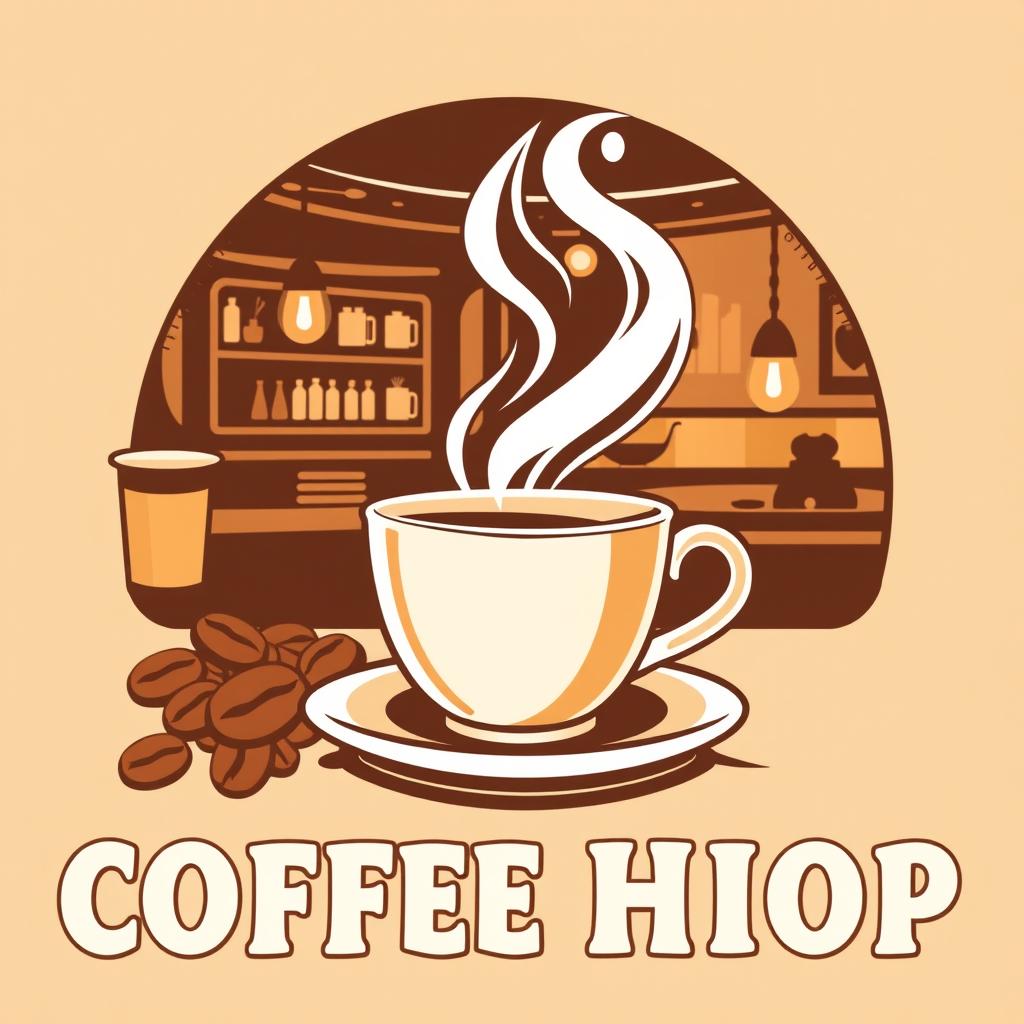Sip into Comfort: Cozy Coffee Shop T-Shirt Design