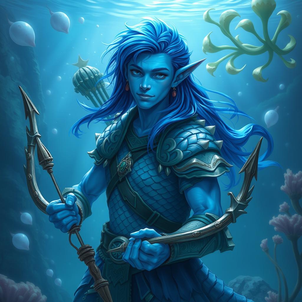 Dive into Adventure: Aquatic Elf Ranger