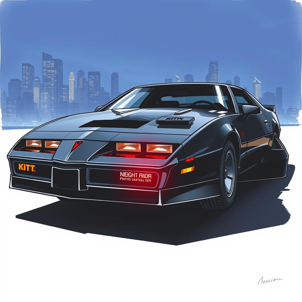 KITT: The Iconic Pontiac Firebird from Knight Rider