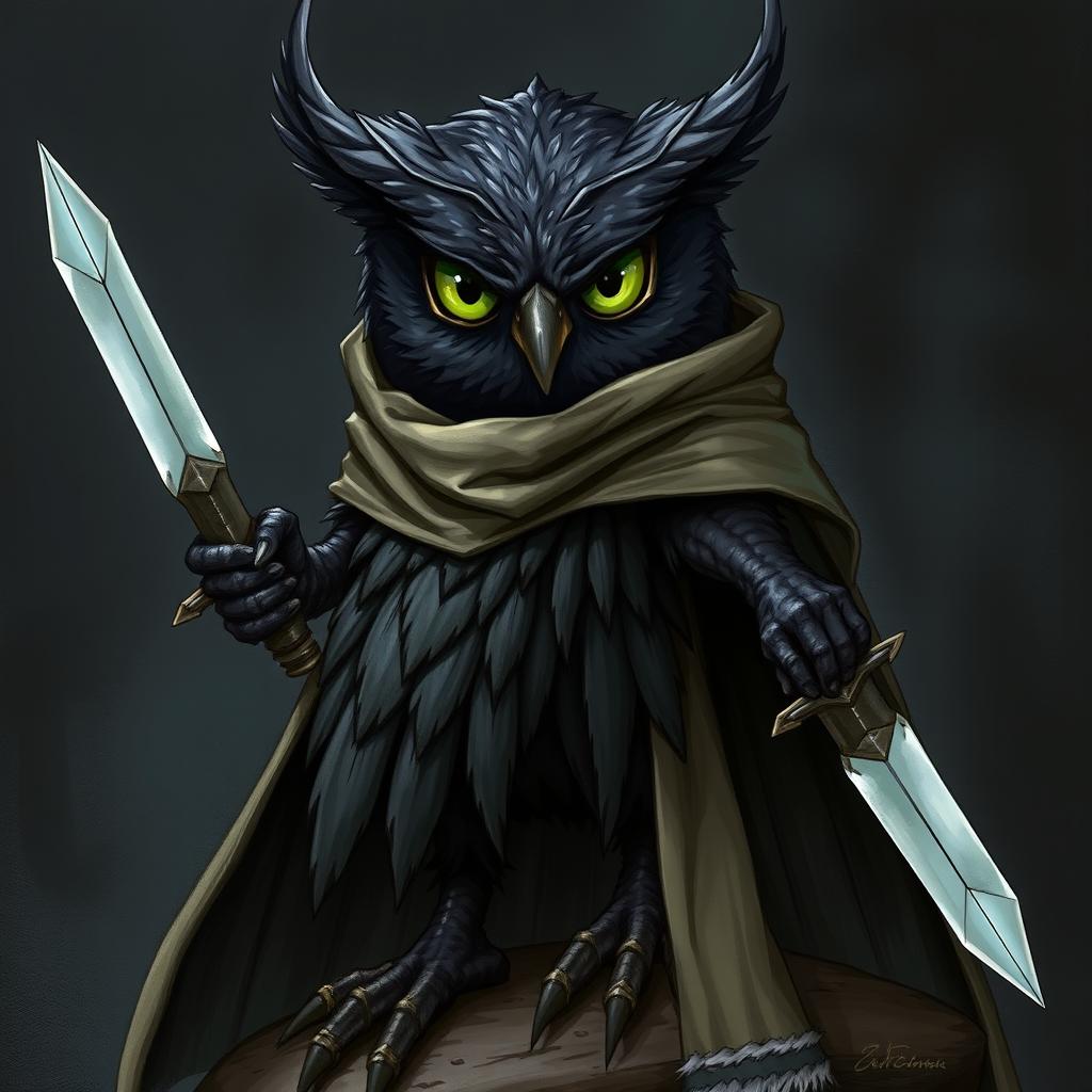 Explore the Mystical Owlin Character from Dungeons & Dragons