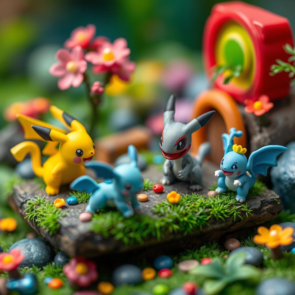 Where the Rainbow River Meets: Pikachu & Friends