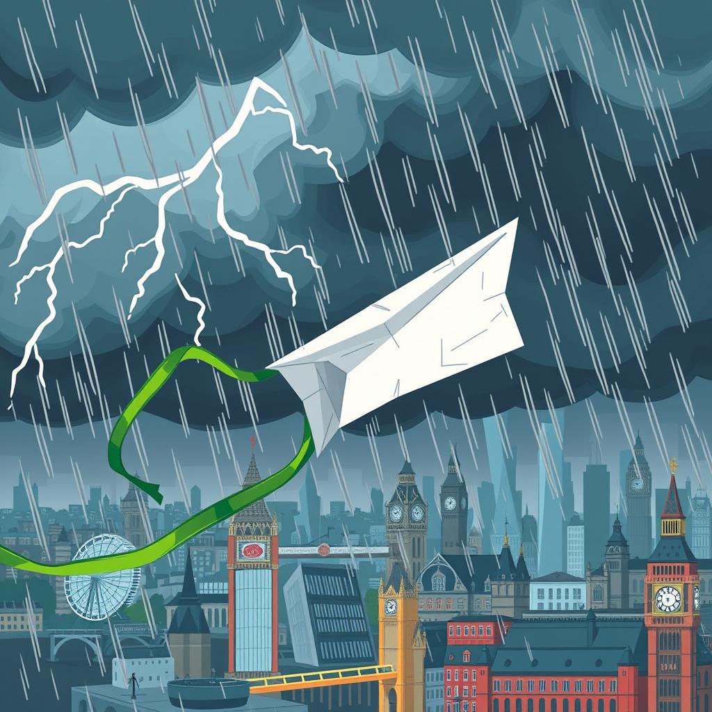 Turbulent Skies: A Brave Paper Planes Journey