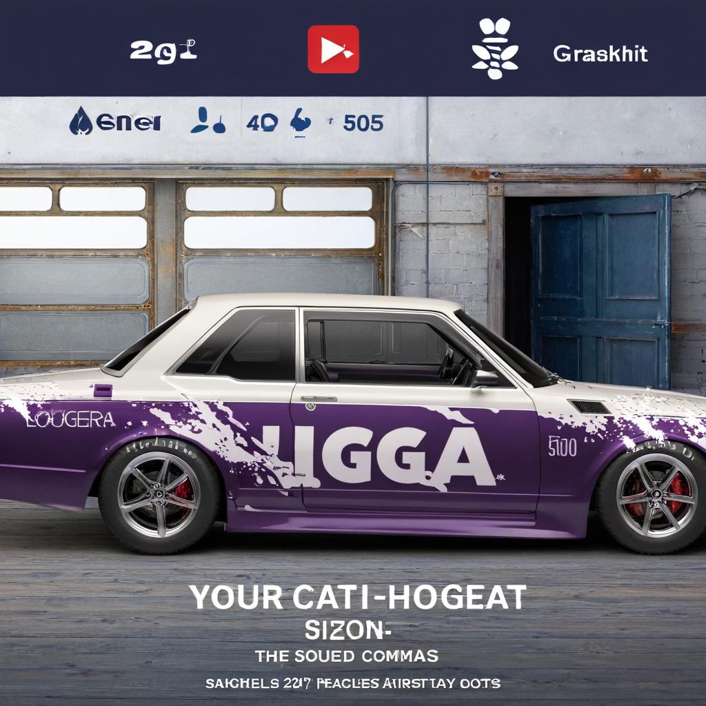 Get Ready to Rev Up with This Stunning Purple Muscle Car