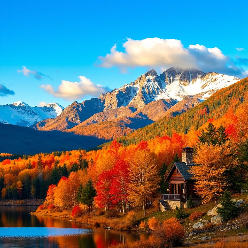 Breathtaking Autumn Mountain Landscape