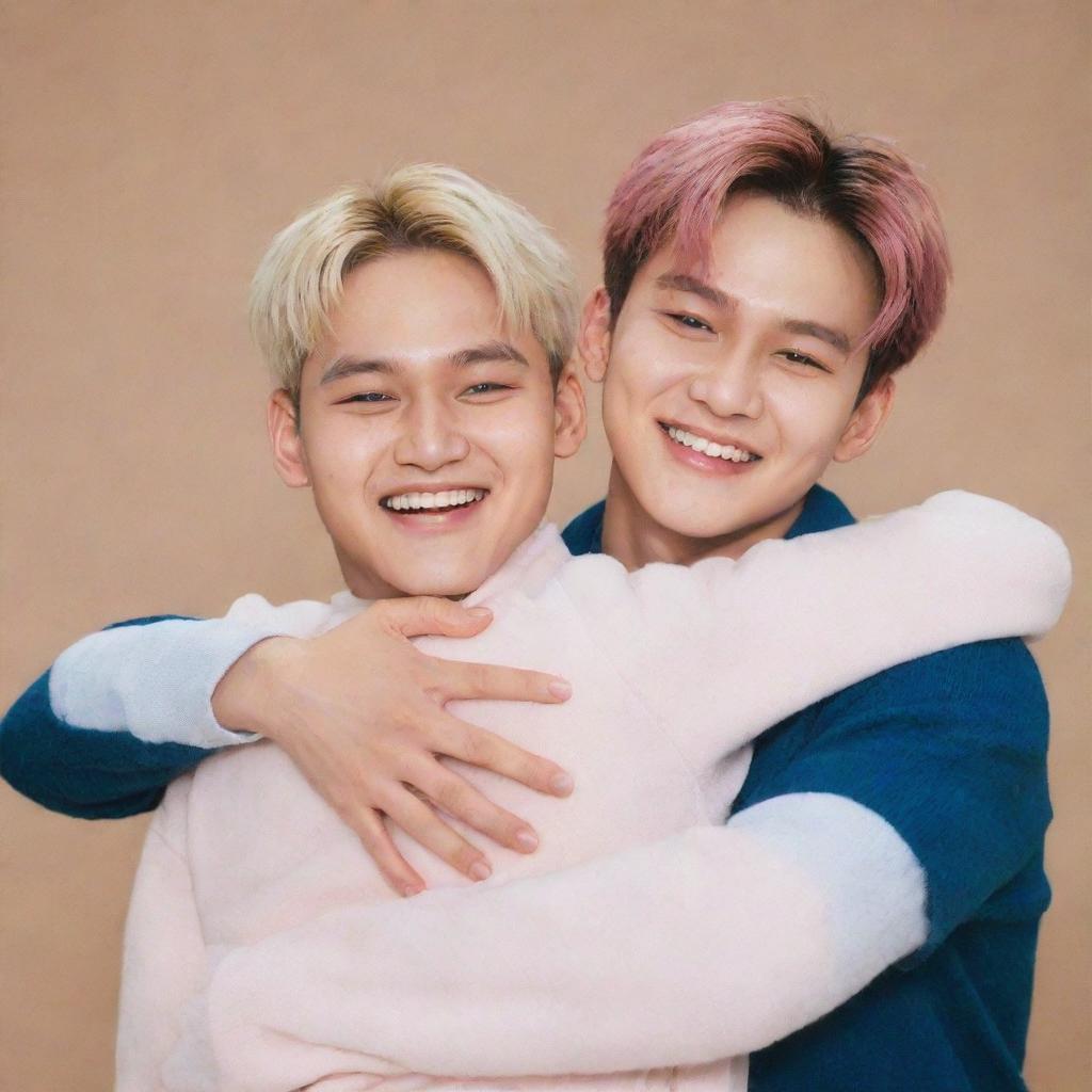 Exclusive Moment: #Seventeens Mingyu & Woozi Share Heartfelt Embrace